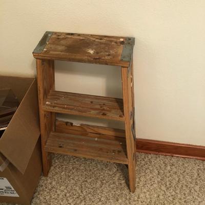 Wooden stepstool