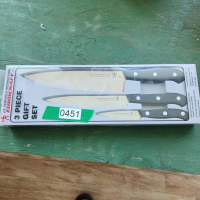J. Henckels International 3 Piece Knives set
