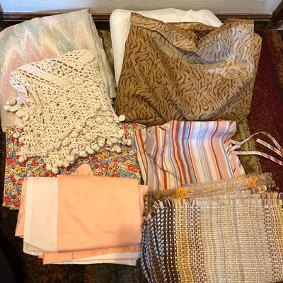 Assorted table cloths