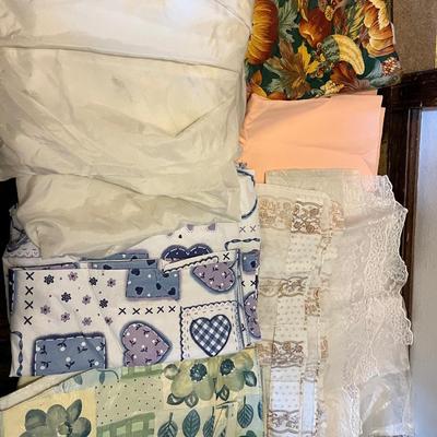 Assorted table cloths