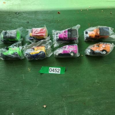 Collection of 8 Kellogg's Mini Trucks Give-A-Way