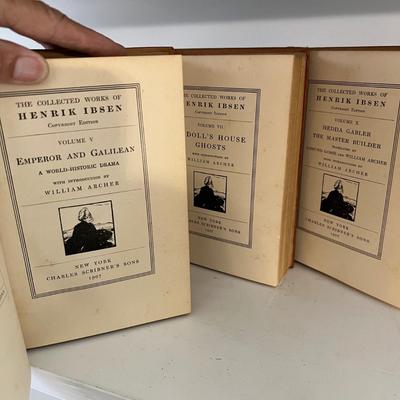 Henrik Ibsen - Two Collections of Antique Books (LR-RG)