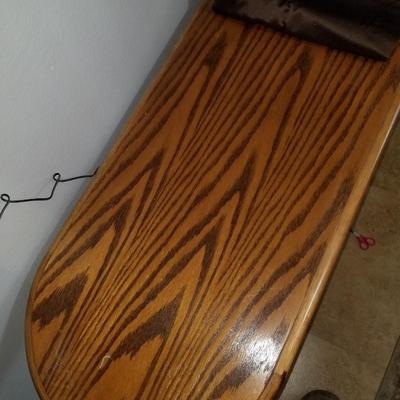 Oak buffet table