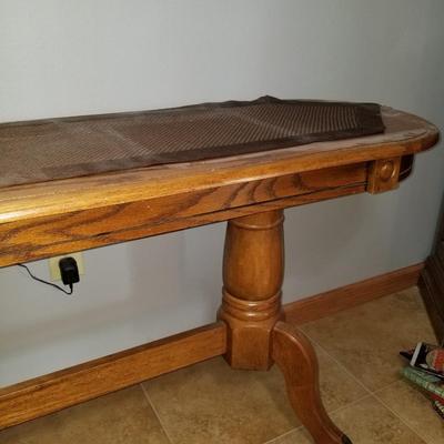 Oak buffet table