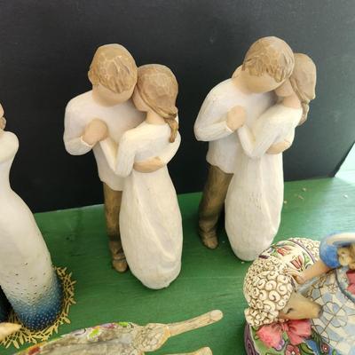 Mix lot Jim Shore & Willow Tree Decor items