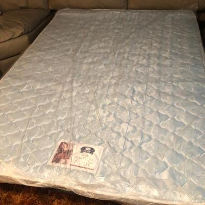 Grey Leather 3 pc Sectional