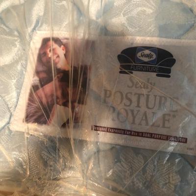 Grey Leather 3 pc Sectional