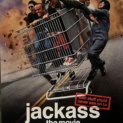 Jackass original double-sided movie poster