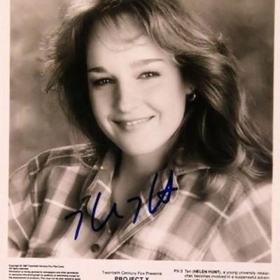 Helen Hunt signed promo photo 