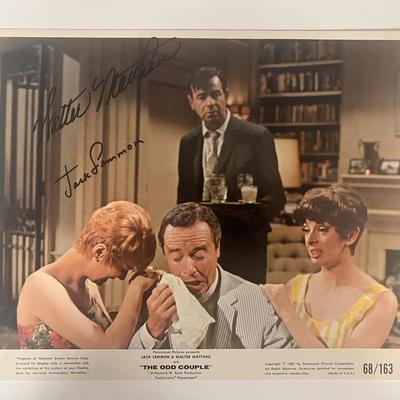 The Odd Couple signed movie photo. GFA Authenticated