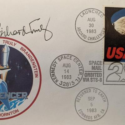 Richard Truly Signed NASA 25th Anniversary Challenger First Day Cover 