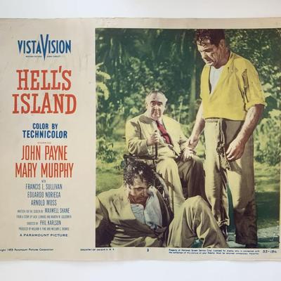Hell's Island
original 1955 vintage lobby card