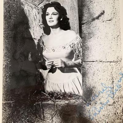 The Black Knight Patricia Medina signed movie photo