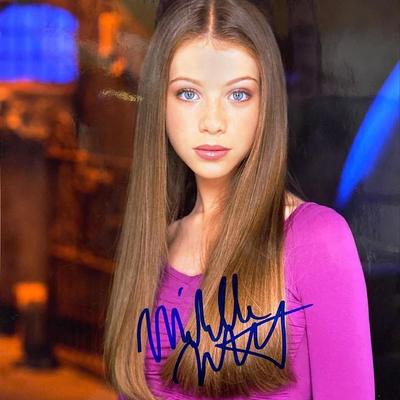 Michelle Trachtenberg signed photo