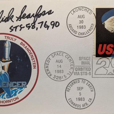 Richard A. Searfoss Signed NASA 25th Anniversary Challenger First Day Cover 