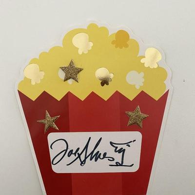 Joe Alves Signed Popcorn Card