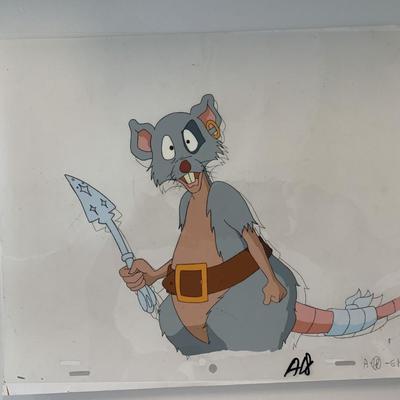 Original cartoon artwork sericel