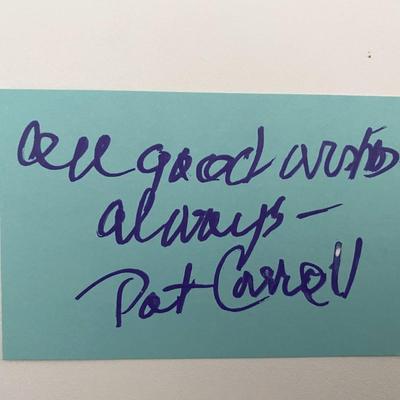 The Little Mermaid Pat Carroll original signature