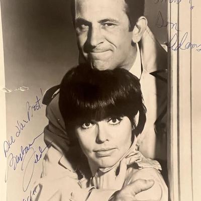 Get Smart Barbara Feldon and Don Adams signed photo