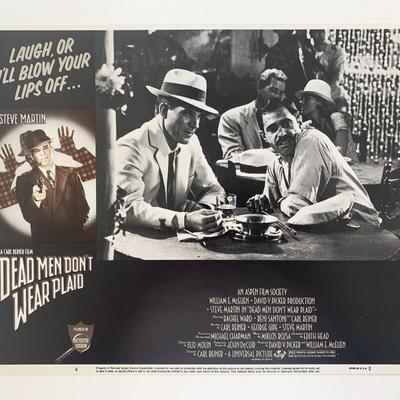 Dead Men Don't Wear Plaid original 1982 vintage lobby card