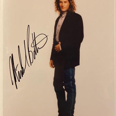 Michael Bolton signed photo