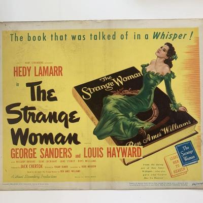 The Strange Woman original 1946 vintage lobby card
