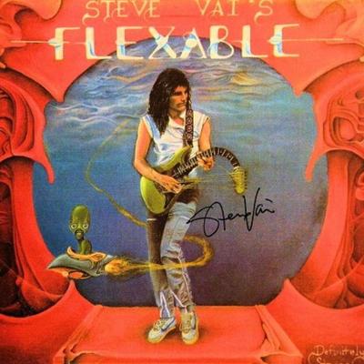 Steve Vai signed "Flexable" album