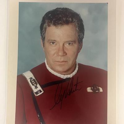 Star Trek William Shatner signed photo
