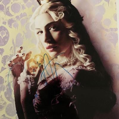 Anne Hathaway signed movie photo