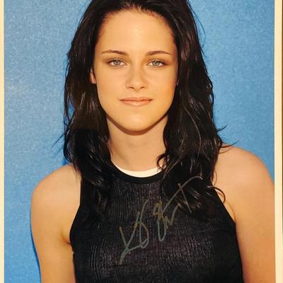Kristen Stewart signed photo