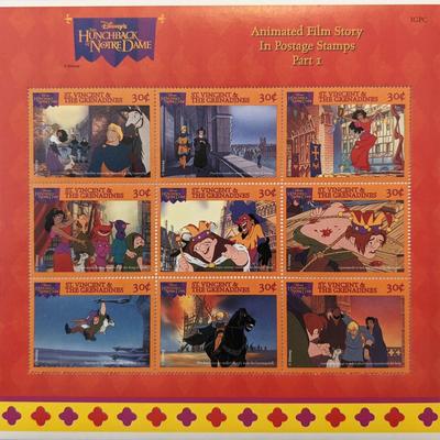 The Hunchback of Notre Dame Stamp Set