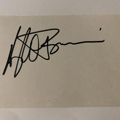 Hugh O'Brian signature cut