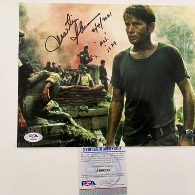 Apocalypse Now Martin Sheen Signed Movie Photo (PSA)