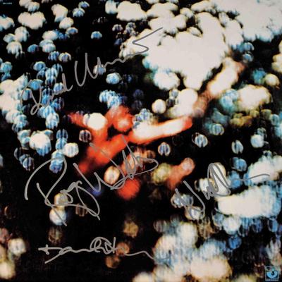 Pink Floyd Obscured By Clouds signed album