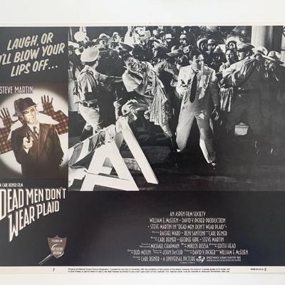 Dead Men Don't Wear Plaid original 1982 vintage lobby card