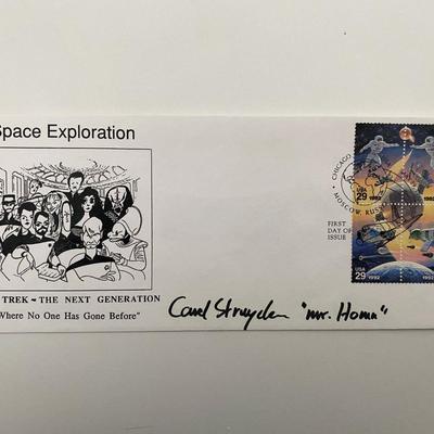 Star Trek: The Next Generation Carel Struycken
signed cover