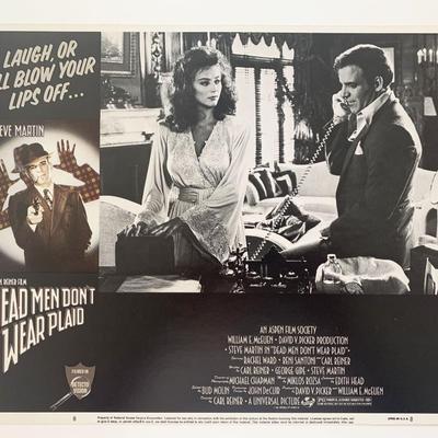 Dead Men Don't Wear Plaid original 1982 vintage lobby card