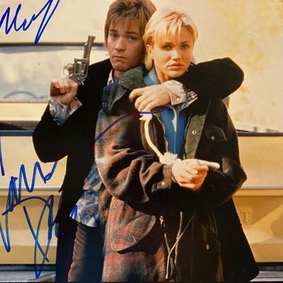 A Life Less Ordinary Cameron Diaz and Ewan McGregor signed movie photo