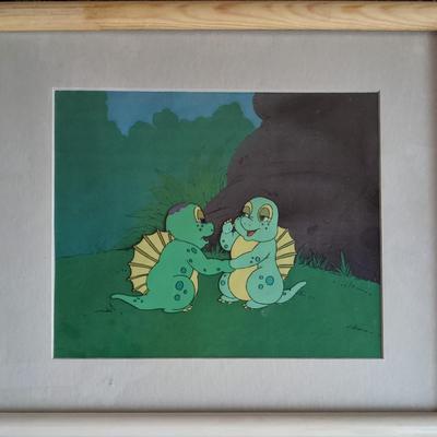 Dink, The Little Dinosaur Framed Animation Cel