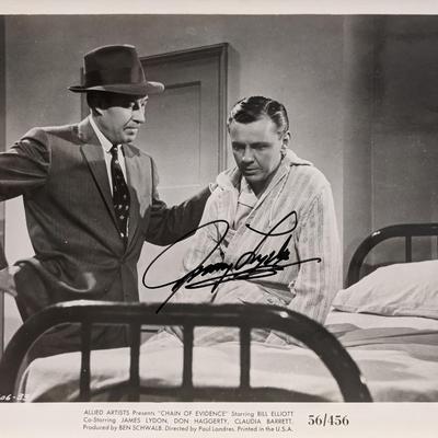 Chain of Evidence Jimmy Lydon signed photo. 