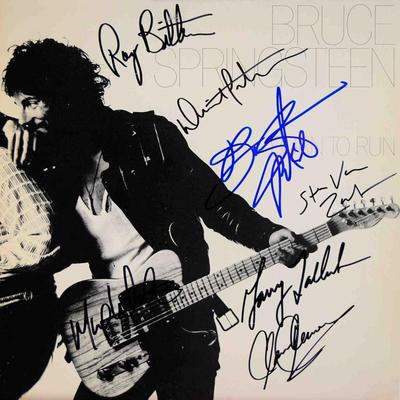 Bruce Springsteen signed Born to Run album