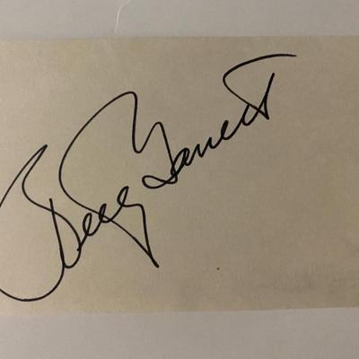 Betty Garrett signature cut