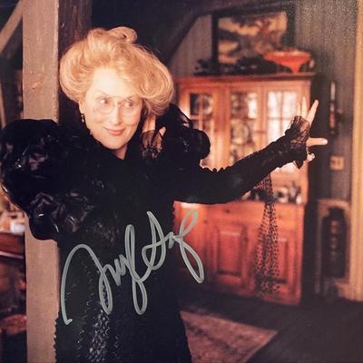 Lemony Snicket's A Series of Unfortunate Events Meryl Streep signed movie photo