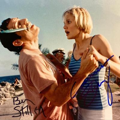 There's Something About Mary Ben Stiller and Cameron Diaz signed movie photo