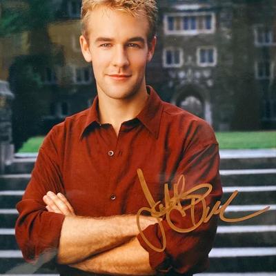 Dawson's Creek James Van Der Beek signed photo