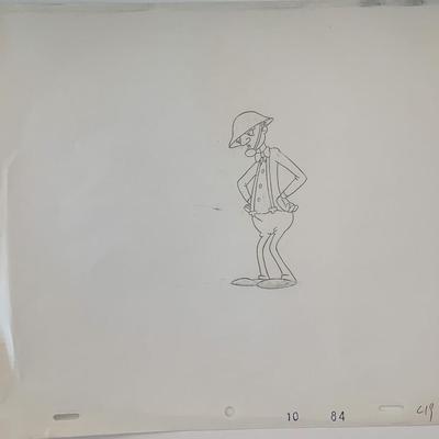Original cartoon artwork sericel