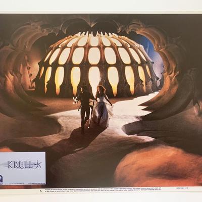 Krull original 1983 vintage lobby card