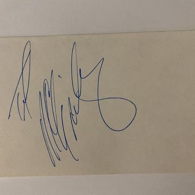Married With Childrens Ted McGinley signature cut