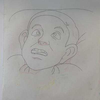 Original cartoon artwork sericel