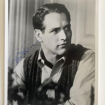 Paul Newman signed photo
